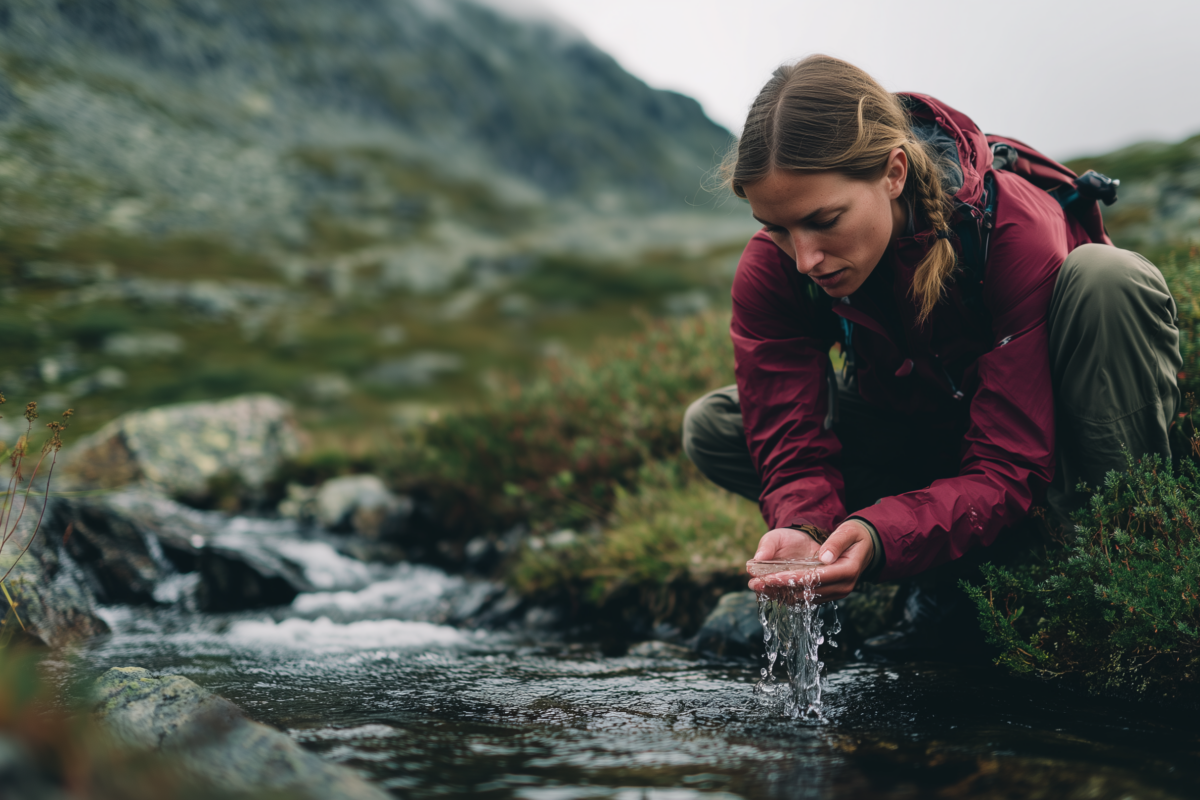 Claraneegaard A image of a woman that drinks from a downhill st 88b475af ea08 491c 8a02 eccdcb55f0c5